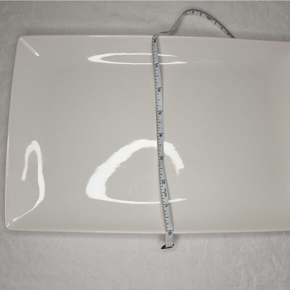 White Serving Platter Dish Set - Picture 13 of 15